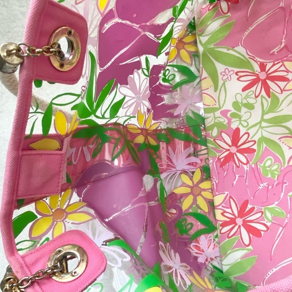 Lilly Pulitzer‎ Vibrant Multi-Color Beach Tote Bag - Picture 6 of 14